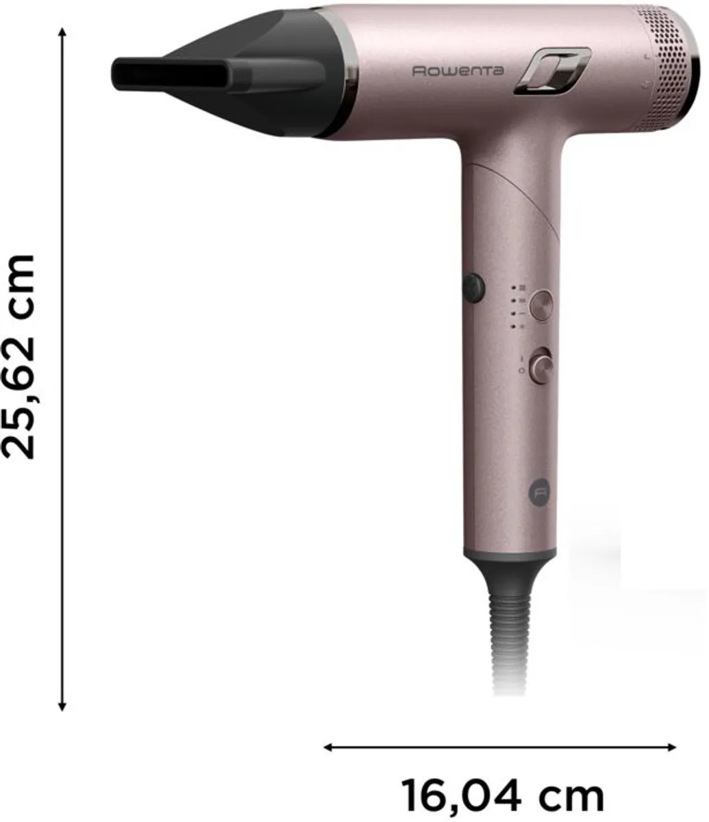 Rowenta NANO Fold HY8530E0 Haardroger - 1700W - Opvouwbaar - Roze/Goud