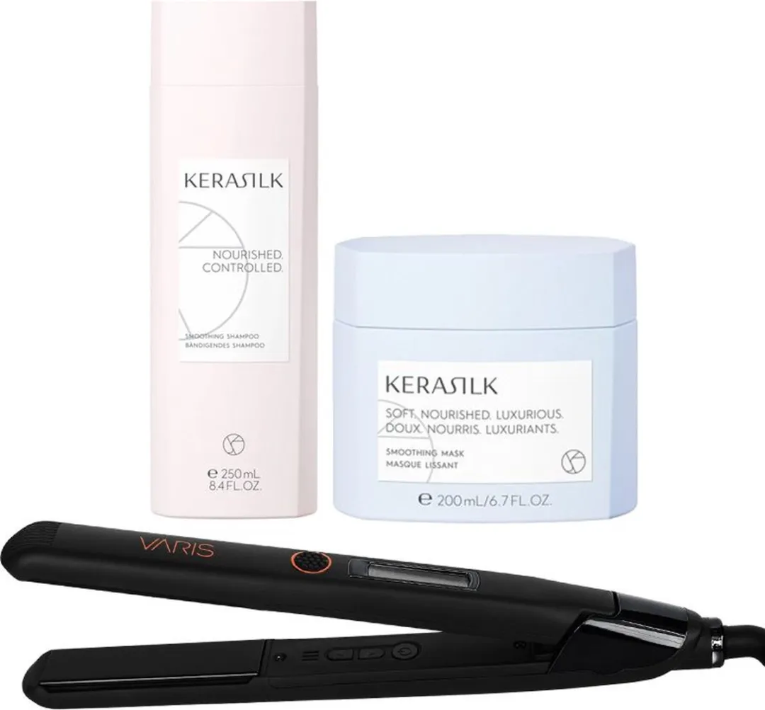 Goldwell Varis Smoother Kerasilk Smoothing Set