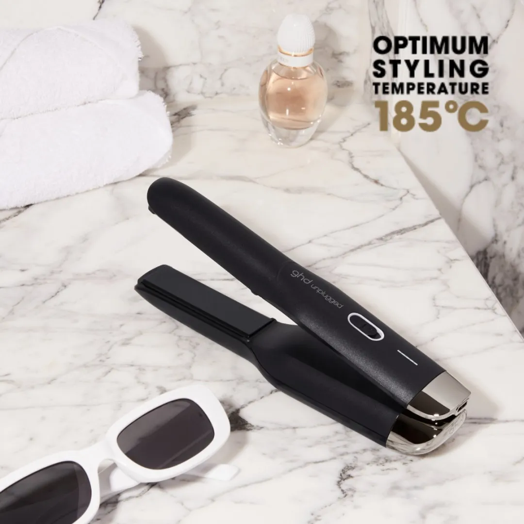 GHD Unplugged Draadloze Stijltang - Zwart
