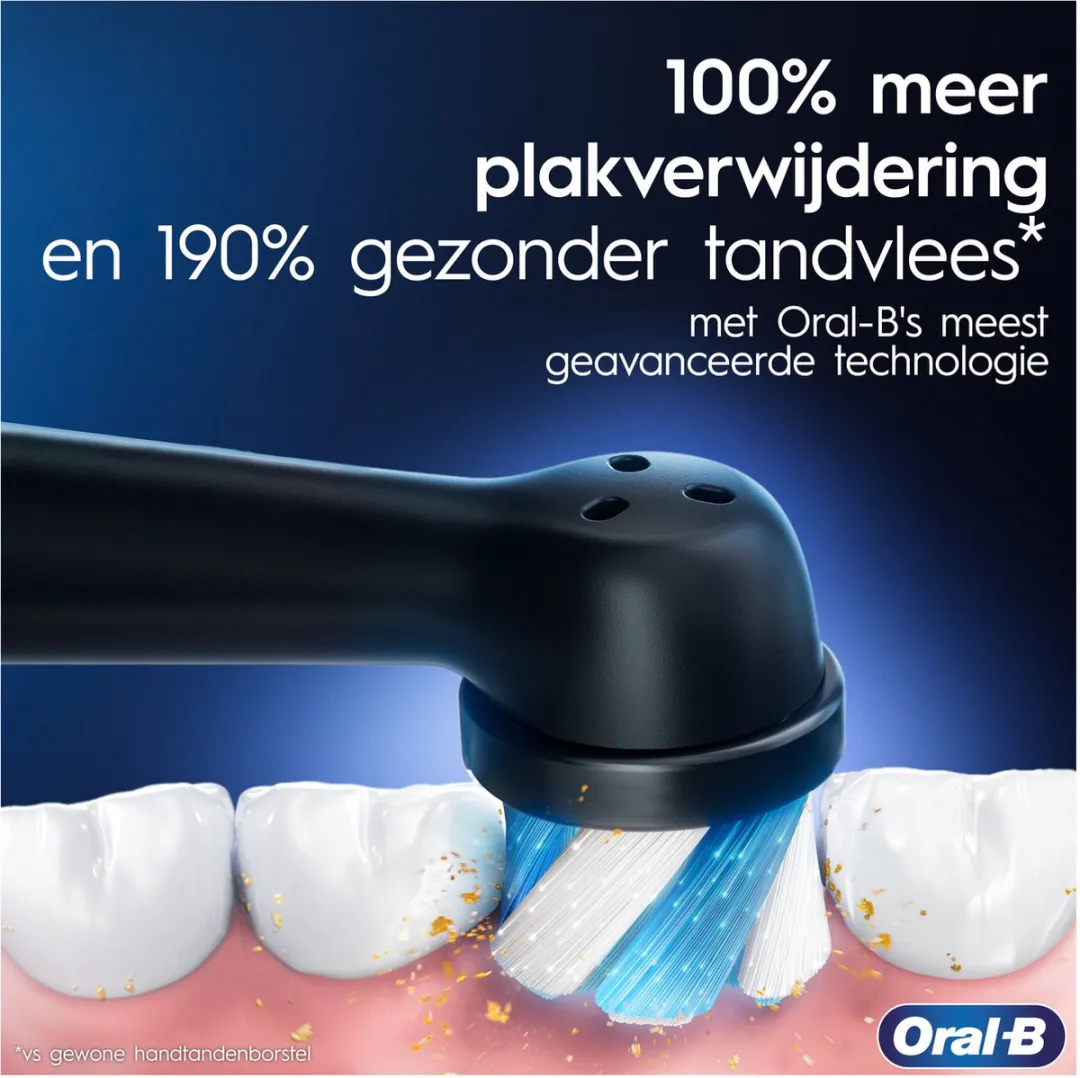 Oral-B iO8 80375676 Elektrische Tandenborstel - Duopack Paars/Zwart