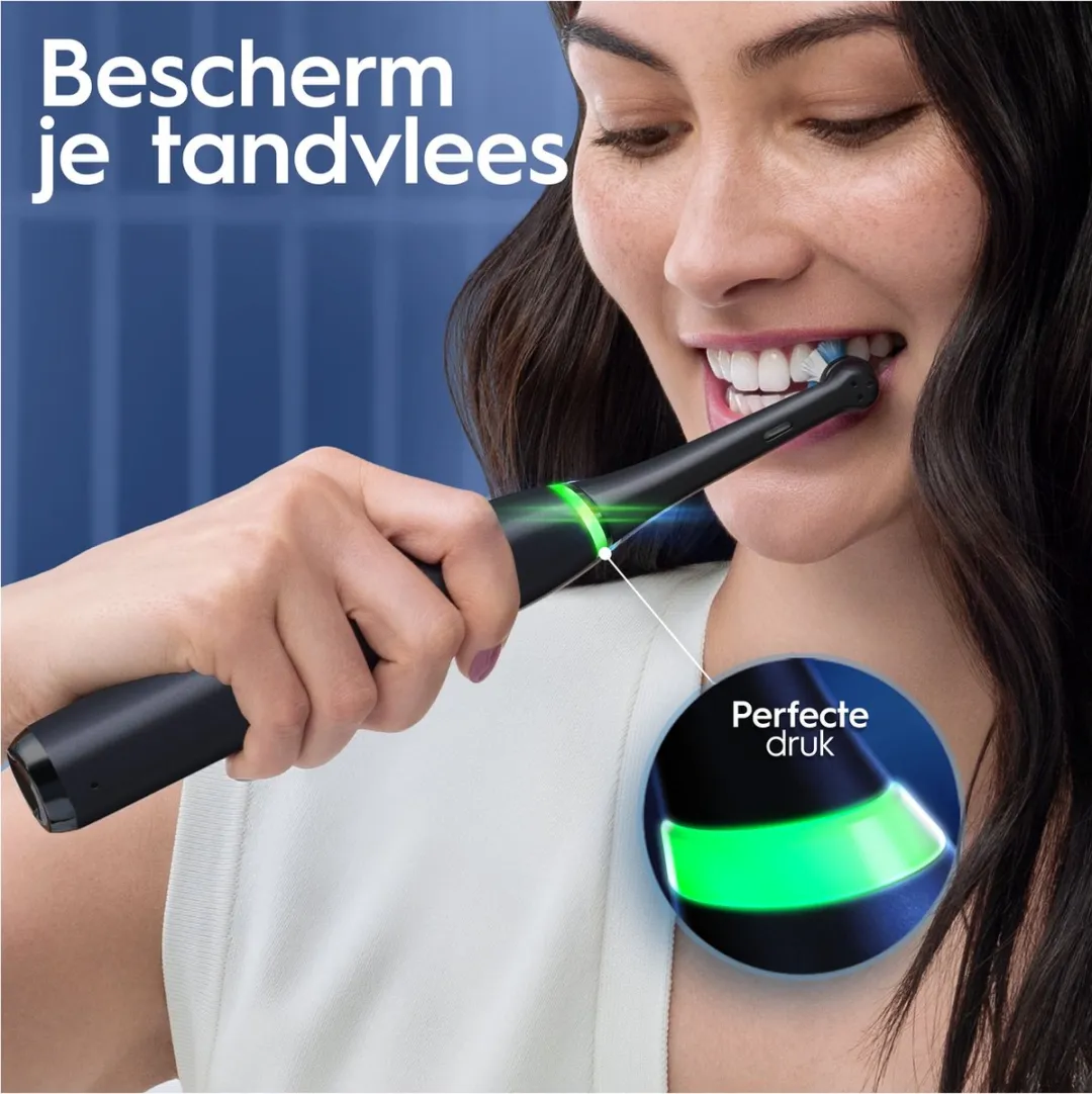 Oral-B iO8 80375676 Elektrische Tandenborstel - Duopack Paars/Zwart