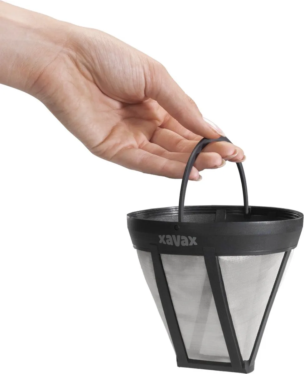 Xavax Permanente Filter Maat 4 - Zwart
