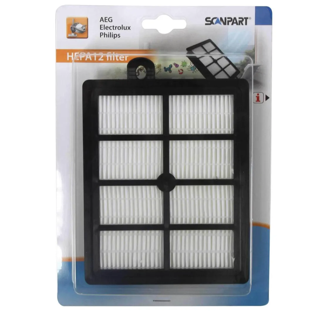 Scanpart HEPA Uitblaasfilter H12 - AEF12/FC8038 - Zwart