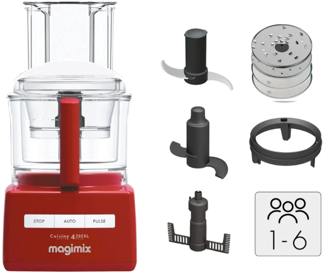 Magimix CS 4200 XL Foodprocessor - 950W - Rood