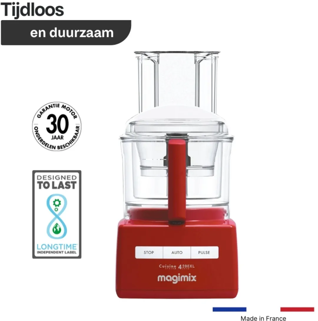 Magimix CS 4200 XL Foodprocessor - 950W - Rood