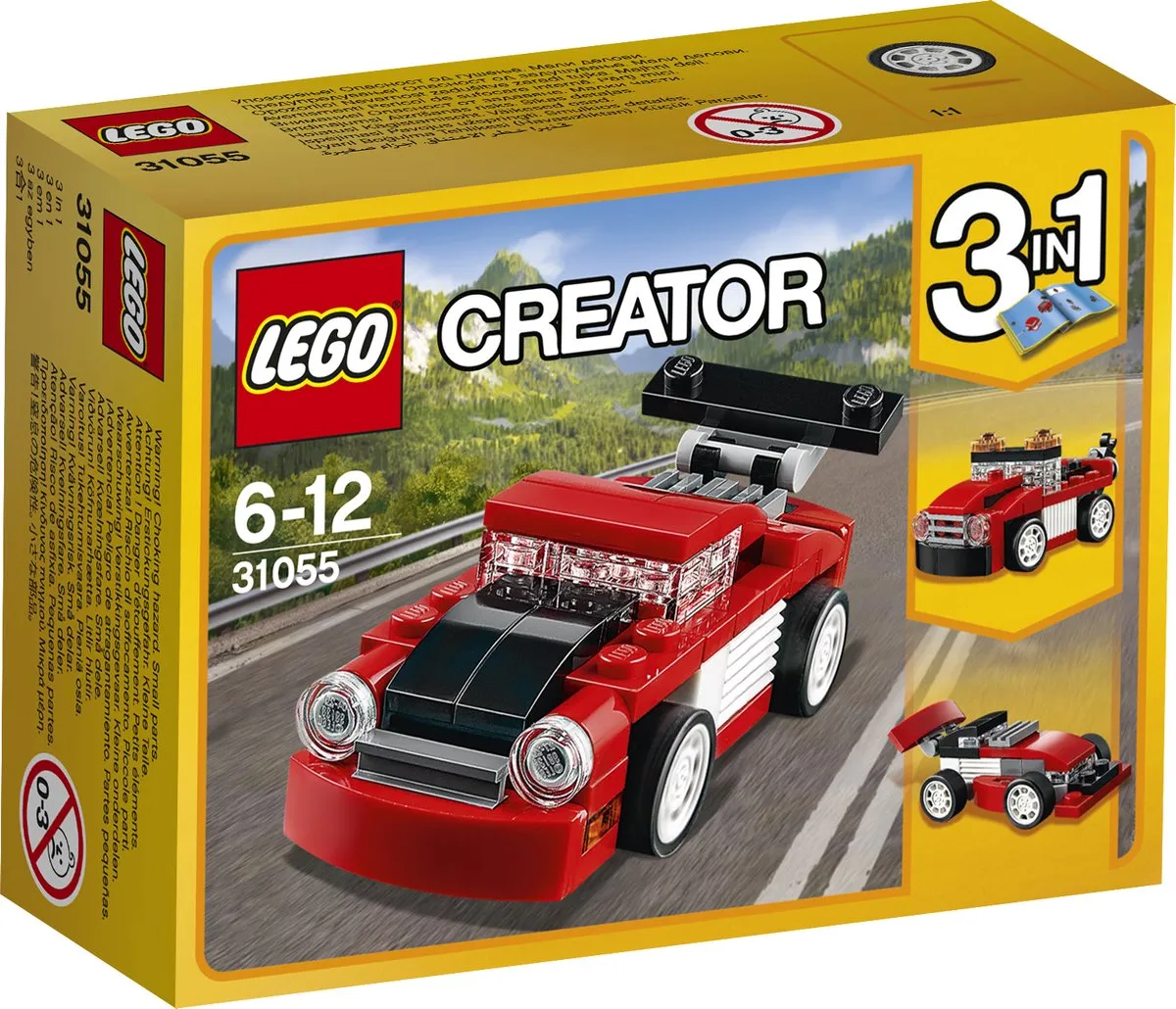 LEGO Creator Rode Racewagen 31055