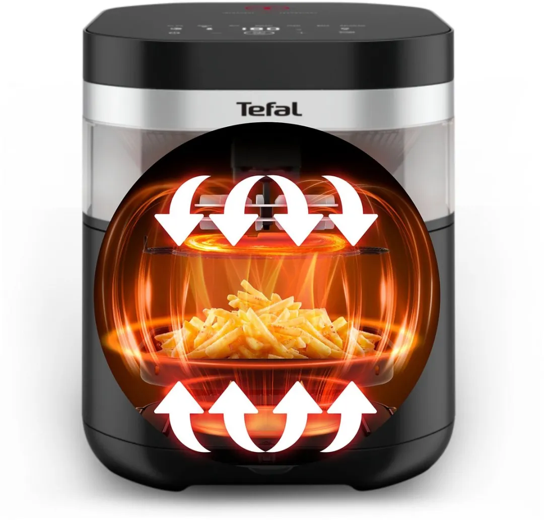 Tefal Easy Fry Infrared EY8328 Airfryer 7L - 1700W - Zwart - afbeelding 6 van 6