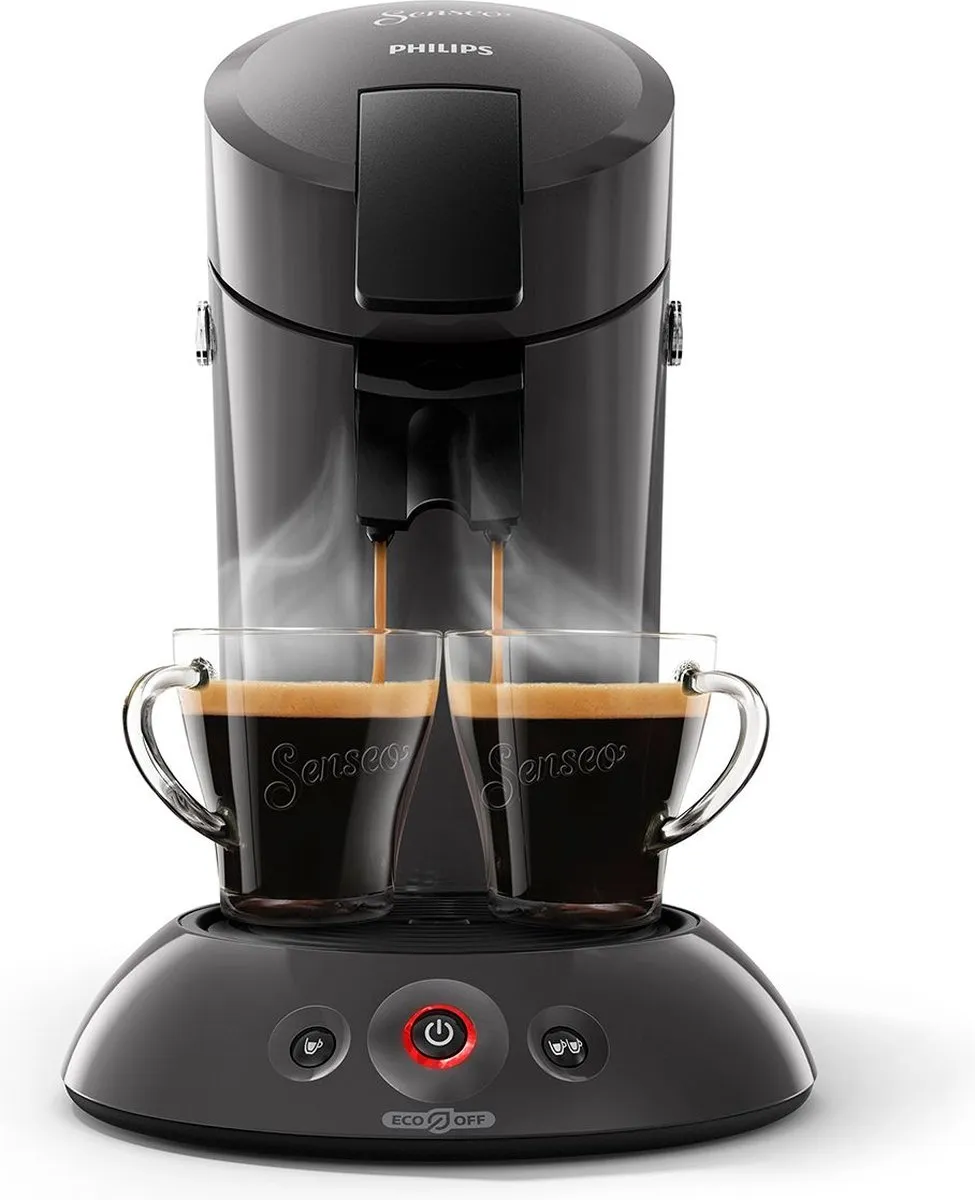 Philips Senseo HD6552/35 Koffiepadapparaat - 2 Kopjes - 0,7L - Zwart/Grijs