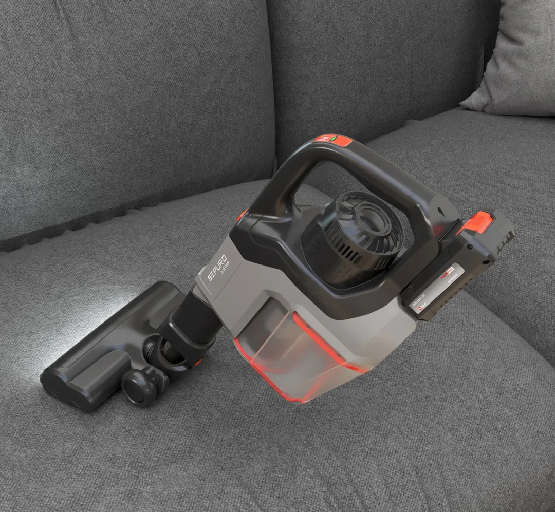 Severin Sepuro Steel HV 7184 Stofzuiger Zwart/Grijs
