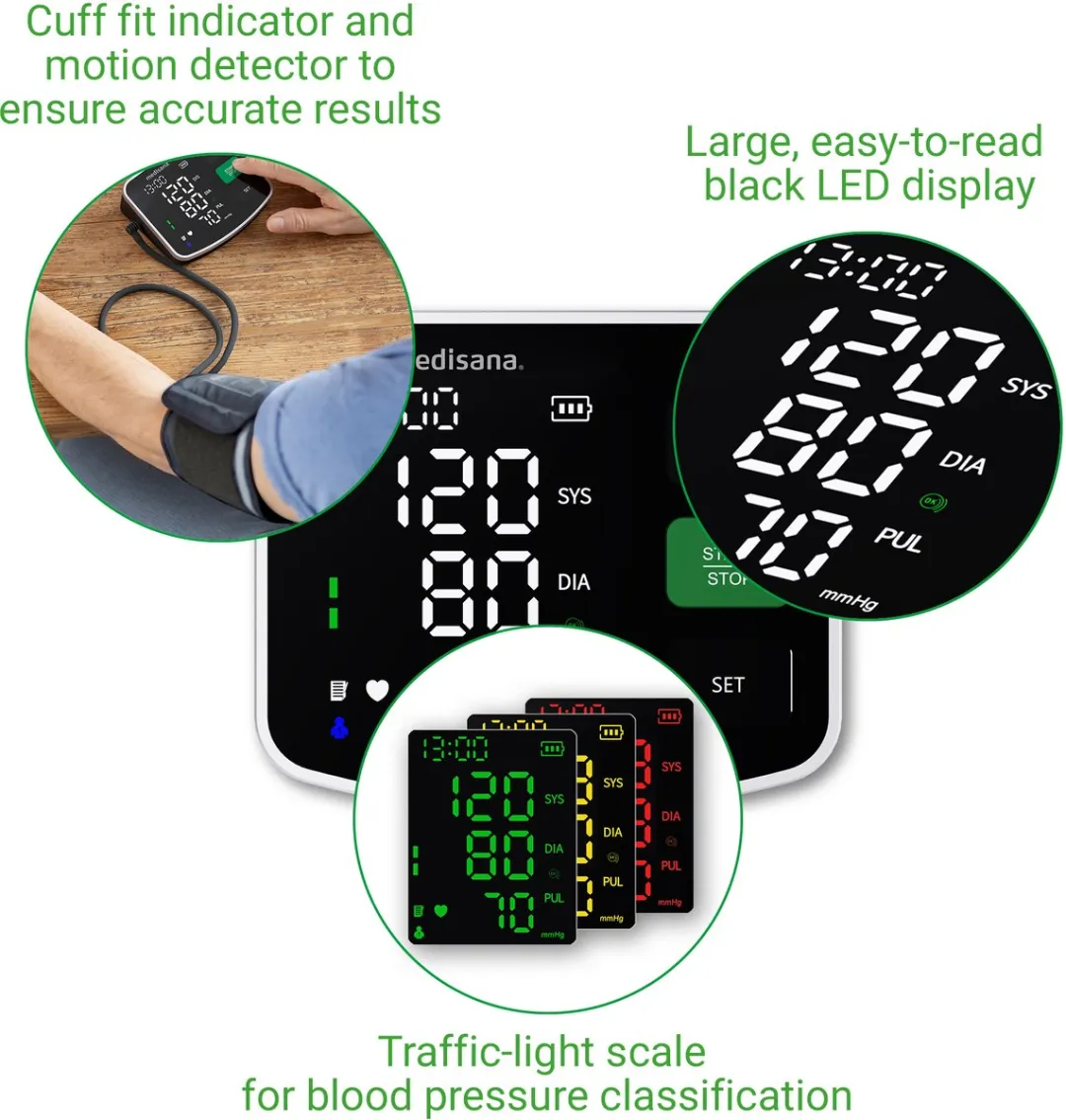Medisana BU 520 Bovenarmbloeddrukmeter - Zwart