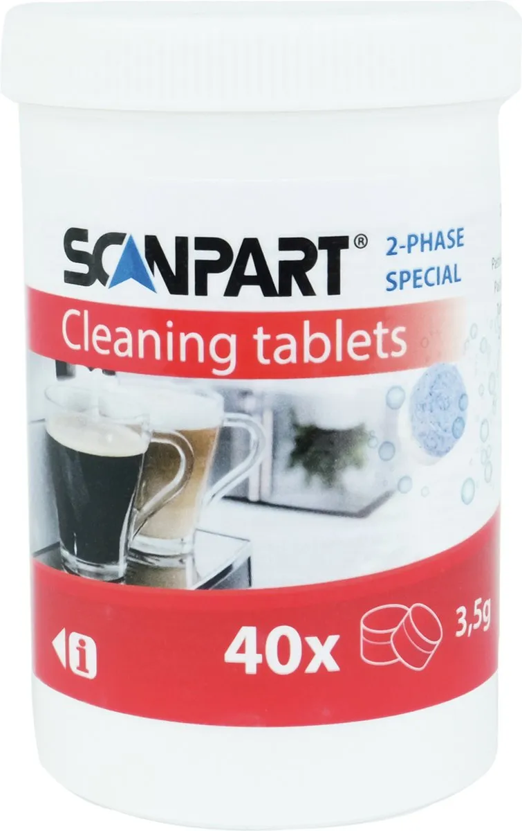 Scanpart Reinigingstabletten 2-fase 40st
