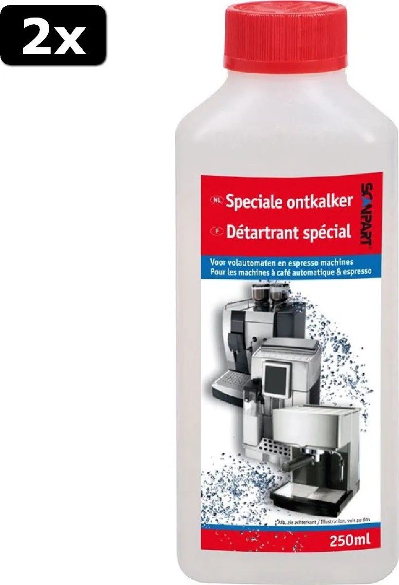 Scanpart Ontkalker Espresso 250ml - 2 Stuks