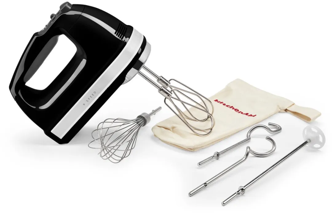 KitchenAid Artisan 5KHM9212EOB Handmixer - 300W - Onyx Zwart