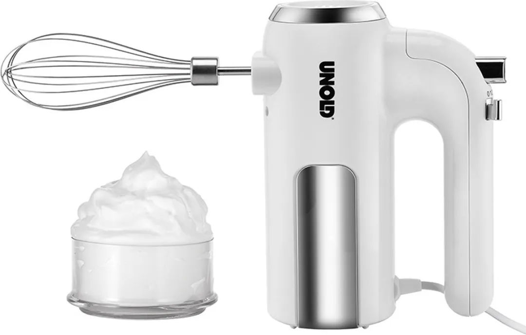 Unold 78710 Handmixer 450W - 5 Snelheden - Wit/RVS
