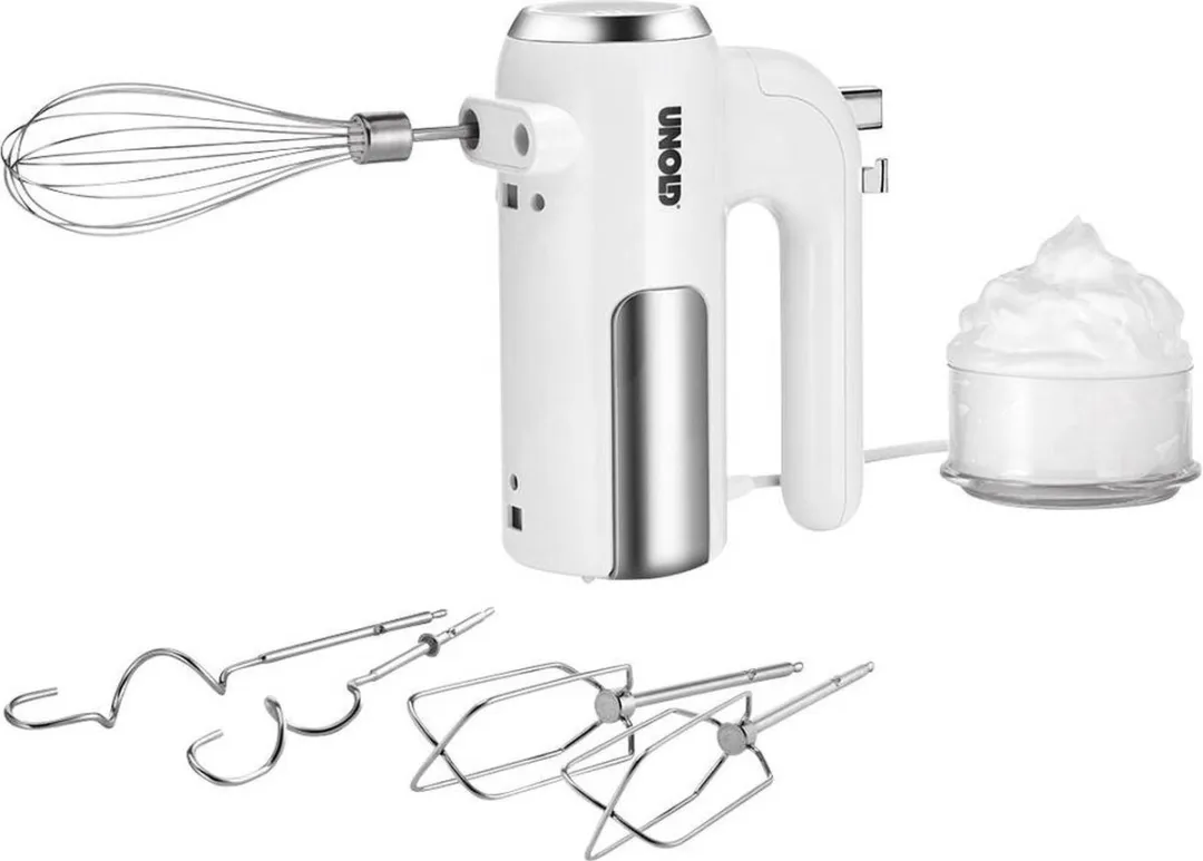 Unold 78710 Handmixer 450W - 5 Snelheden - Wit/RVS - afbeelding 6 van 6