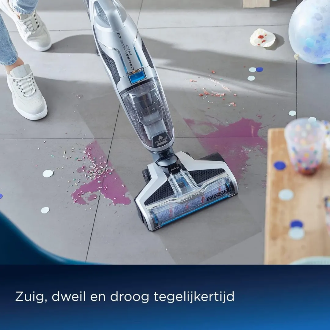BISSELL CrossWave C3 Pro Stofzuiger - Titanium
