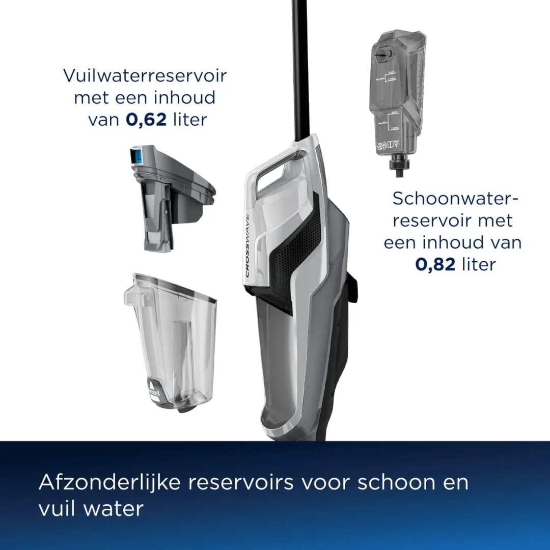 BISSELL CrossWave C3 Pro Stofzuiger - Titanium