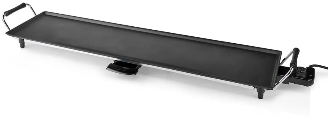 Nedis Teppanyaki Tafelgrill 1800W - 90x23cm - 5 standen - Zwart
