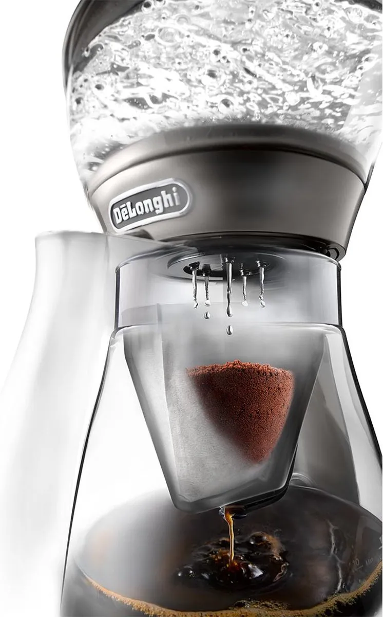 De'Longhi Clessidra ICM 17210 Filterkoffiezetapparaat - Antraciet