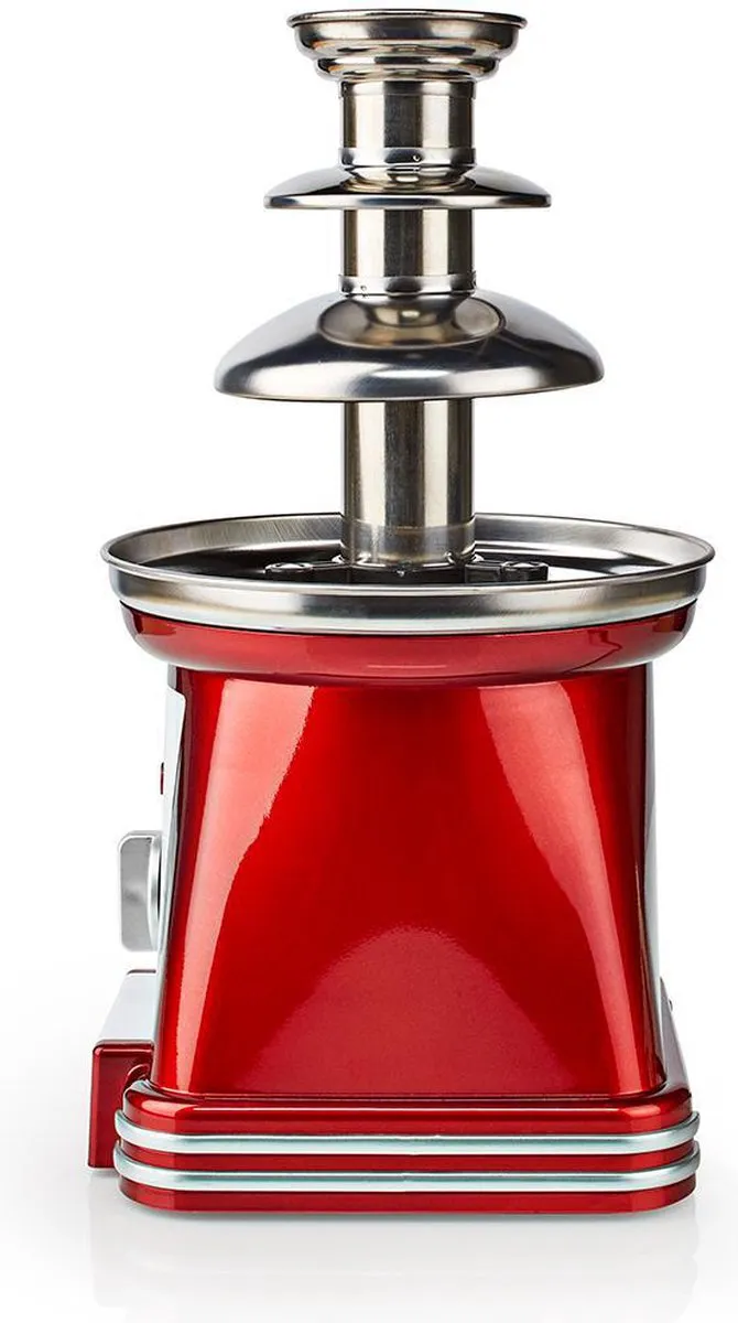 Nedis Chocoladefontein FCCF100FRD 90W - Rood/Wit