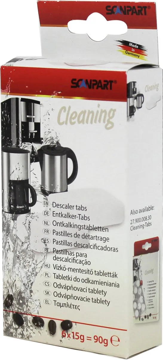 Scanpart Ontkalkingstabletten Espressomachine 6 Stuks