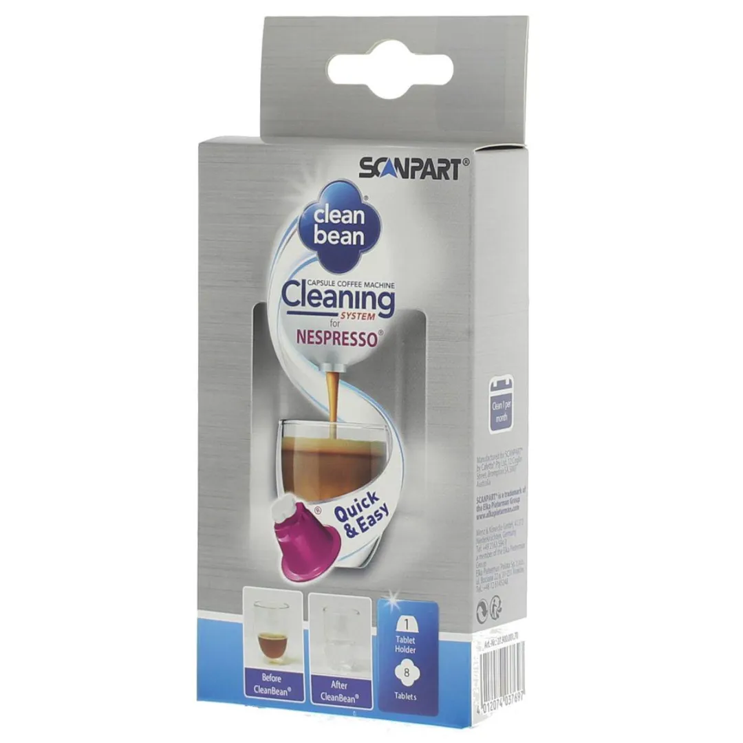 Scanpart CleanBean Reinigingstabletten Nespresso - 8 Stuks