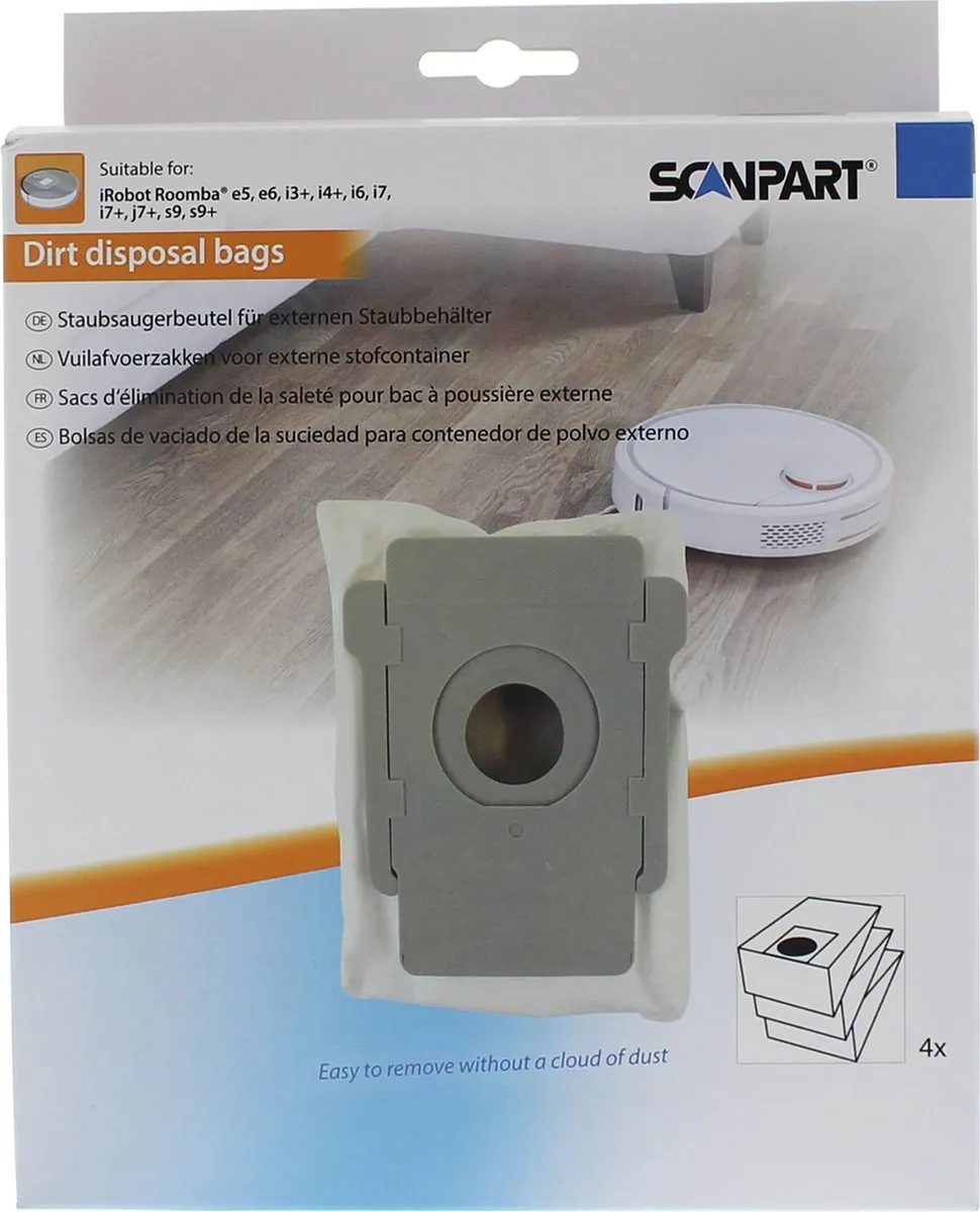 Scanpart iRobot Roomba Vuilafvoerzakken 1190081001