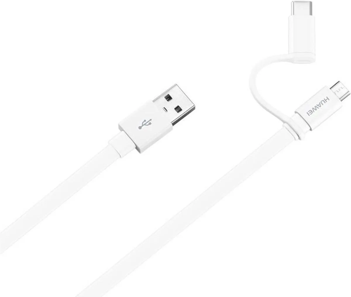 Huawei Datakabel Micro USB & USB-C AP55S - Wit