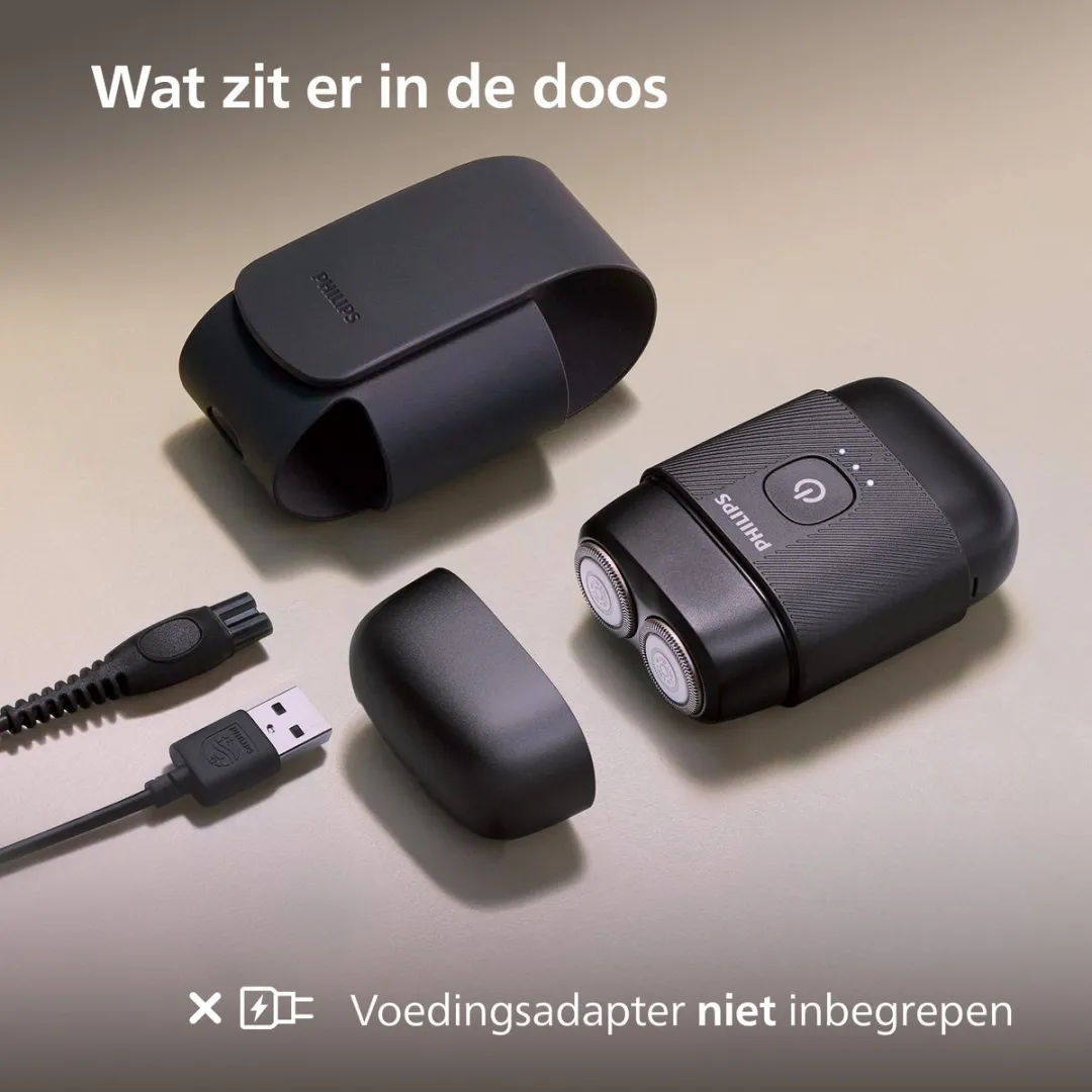 Philips Series 500 S591/05 Elektrisch Scheerapparaat - Nat & Droog - 2 Mesjes - Zwart