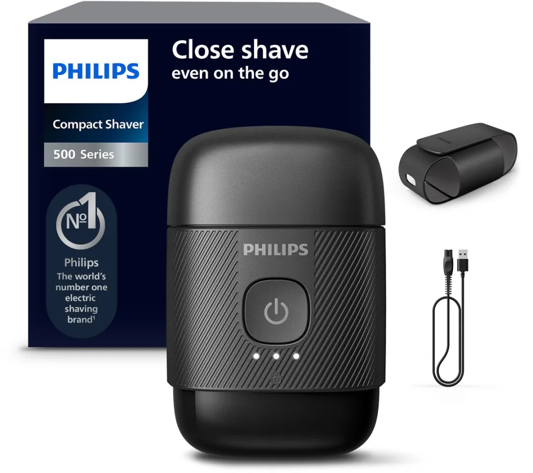 Philips Series 500 S591/05 Elektrisch Scheerapparaat - Nat & Droog - 2 Mesjes - Zwart