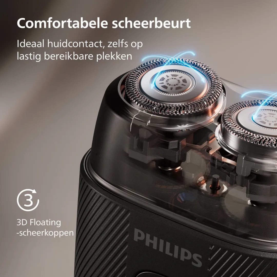 Philips Series 500 S591/05 Elektrisch Scheerapparaat - Nat & Droog - 2 Mesjes - Zwart