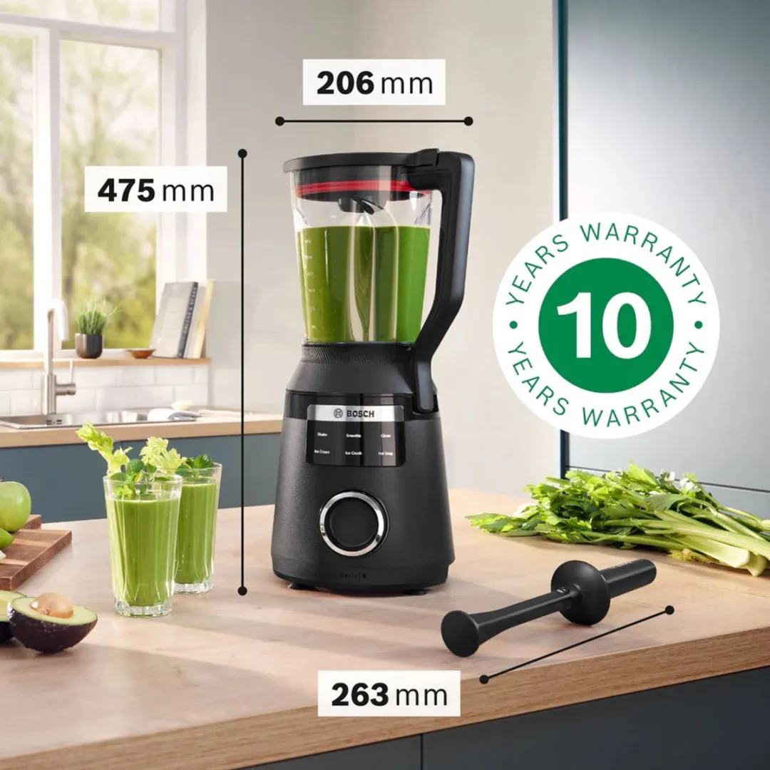 Bosch MMB6654B Serie 6 Blender 1800W - 2L - Zwart