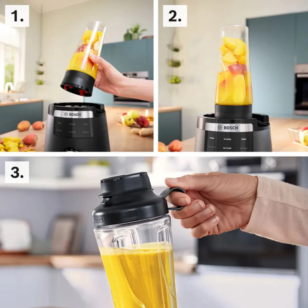 Bosch MMB6654B Serie 6 Blender 1800W - 2L - Zwart
