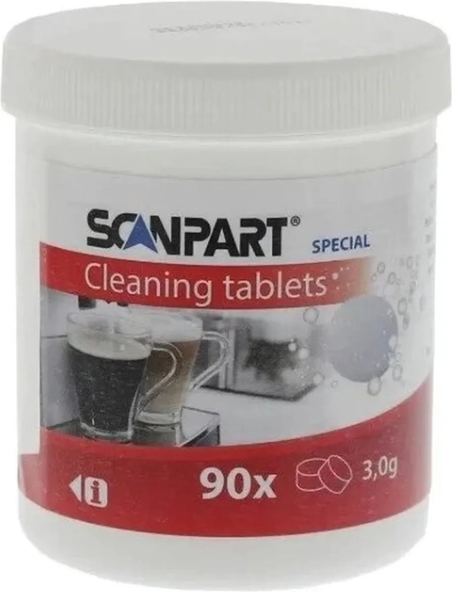 Scanpart Reinigingstabletten Espresso 90 Stuks - 270g - o.a. Jura/DeLonghi