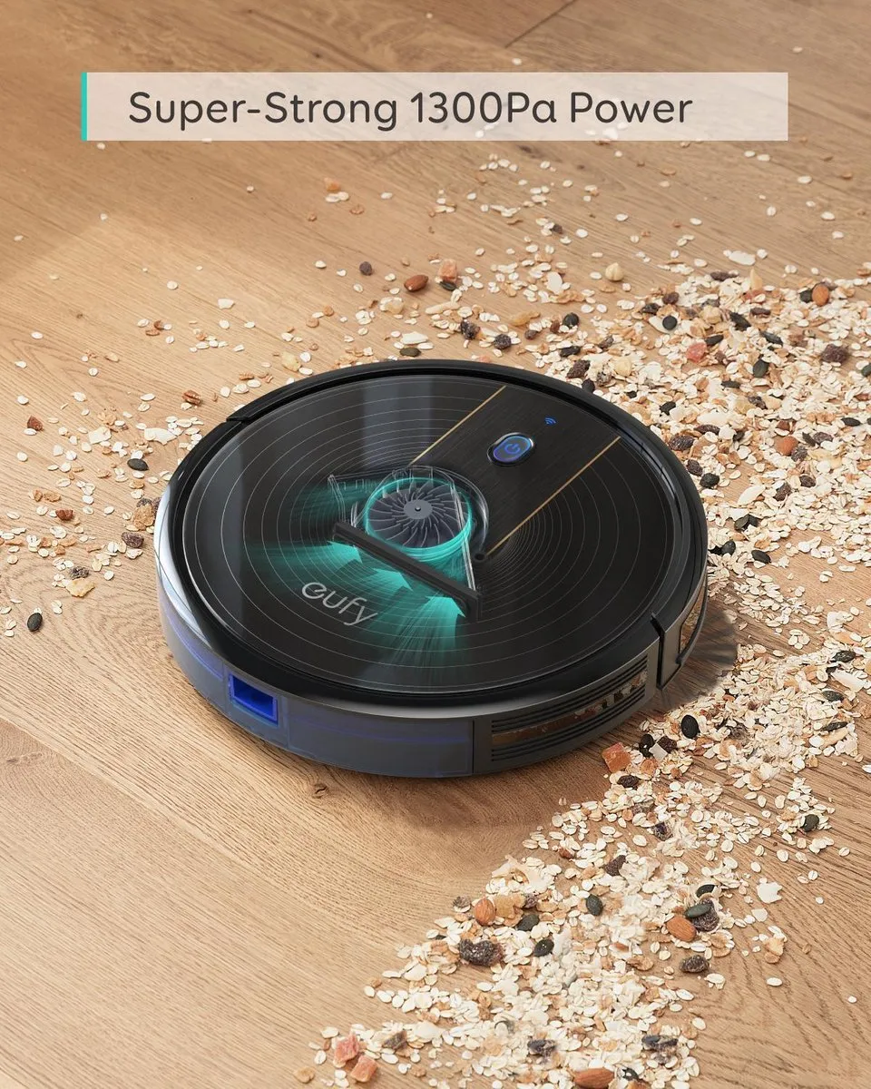Eufy RoboVac 15C Robotstofzuiger - 1300Pa - Zwart - afbeelding 3 van 6