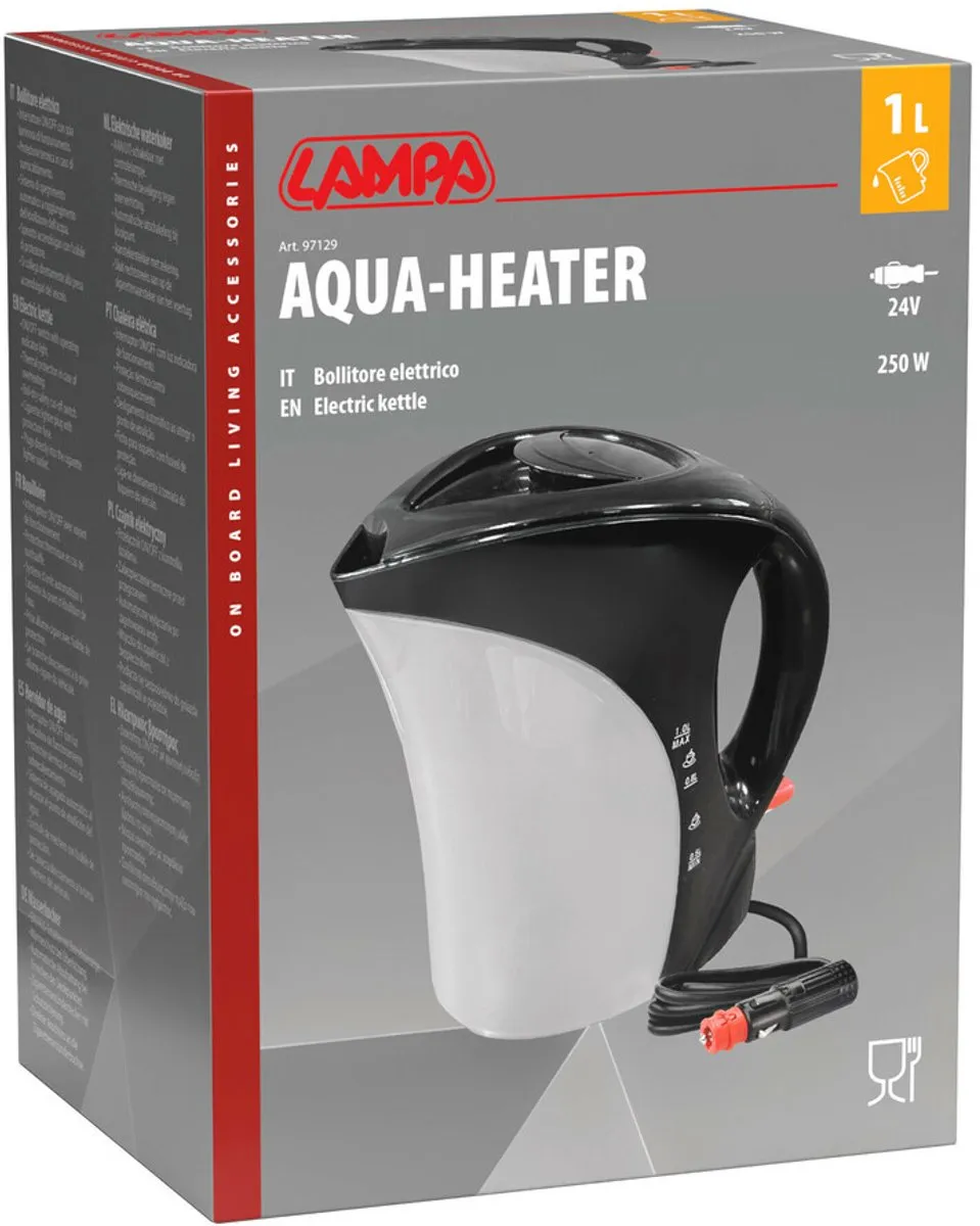 Lampa Aqua-Heather Waterkoker 24V - 250W - 10A - Zwart