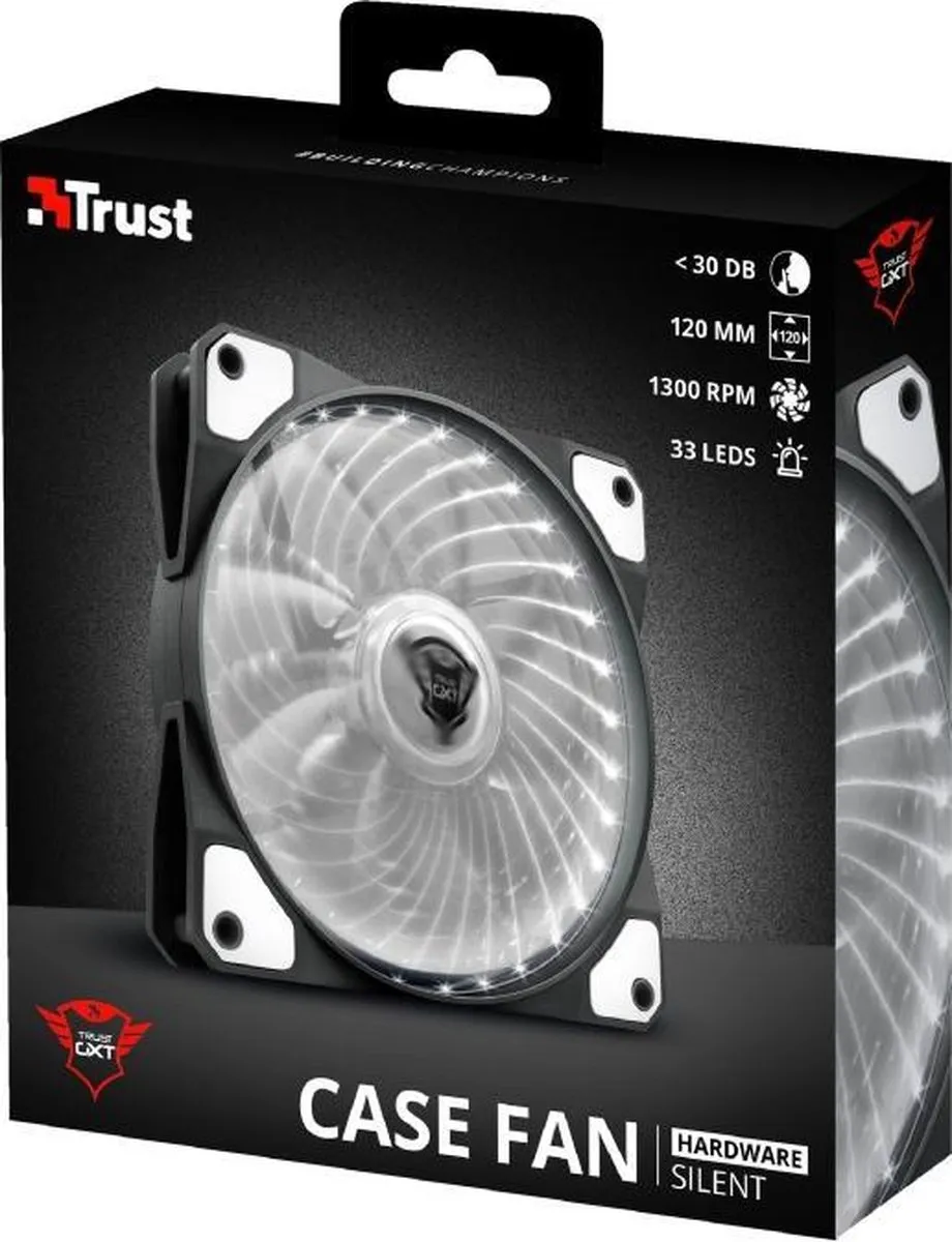 Trust GXT 762W PC-ventilator 120mm - Transparant