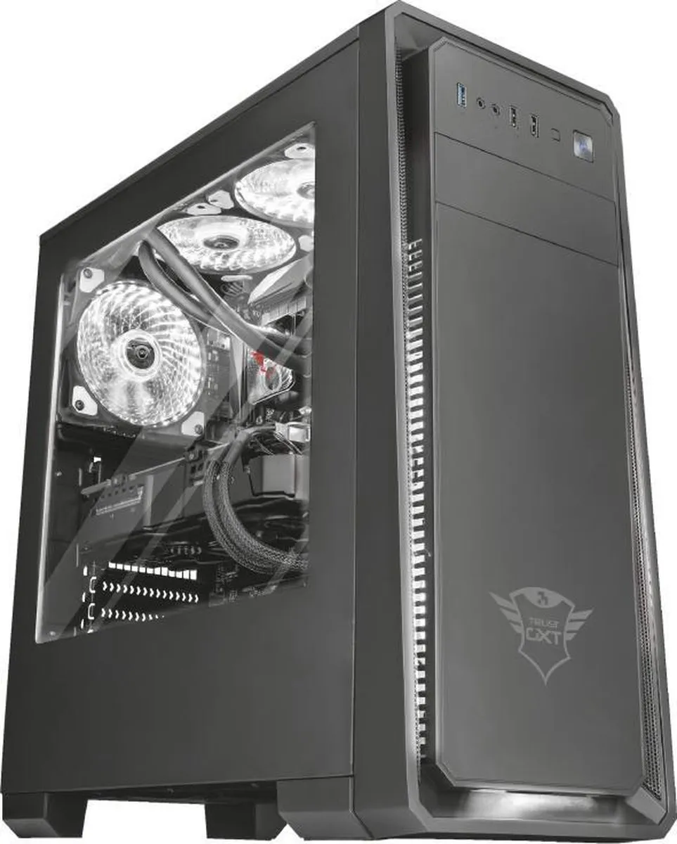 Trust GXT 762W PC-ventilator 120mm - Transparant - afbeelding 6 van 6