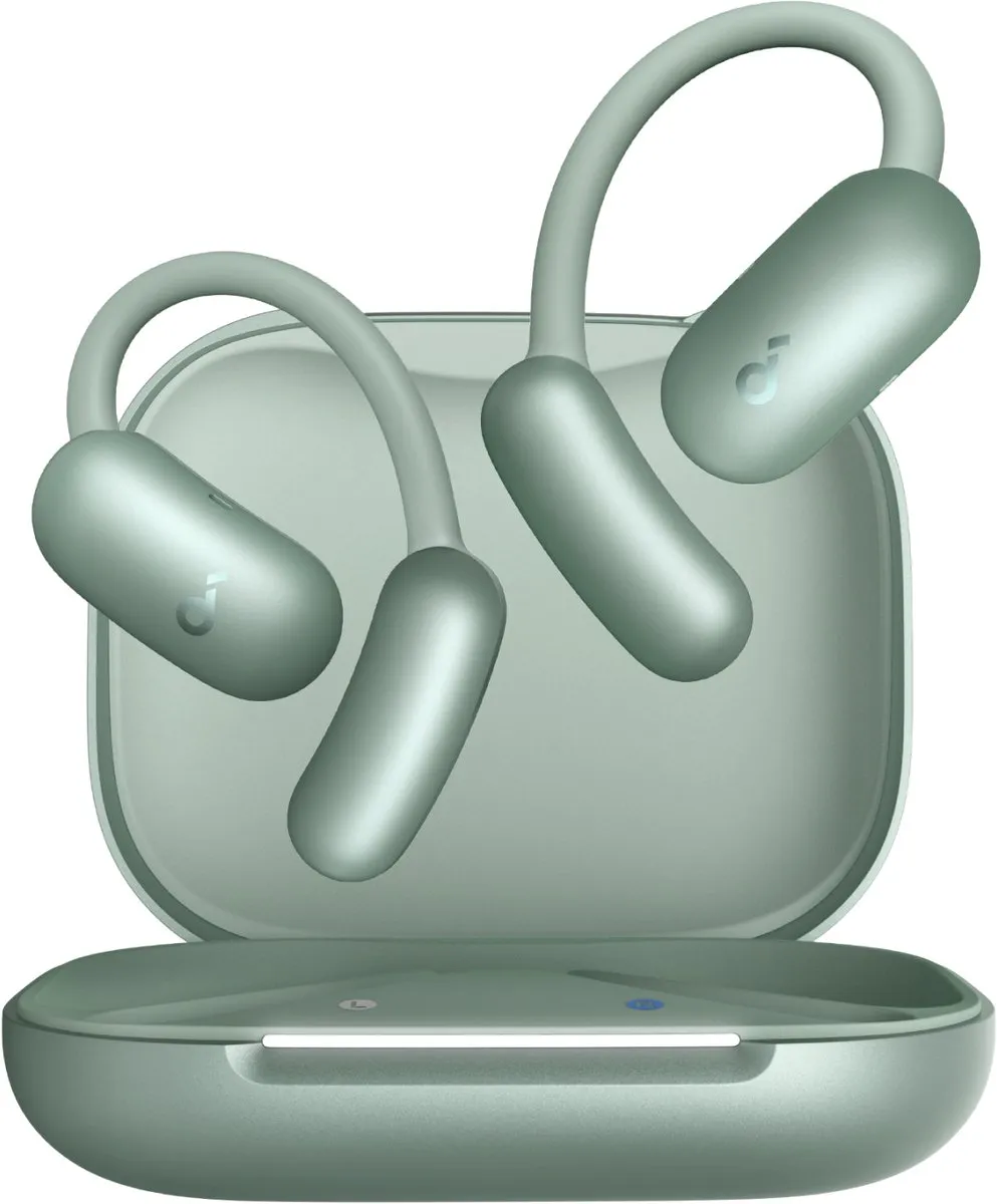 Soundcore AeroFit 2 A3874G22 Open-Oor-Koptelefoon - Wit - 35 uur - IP55