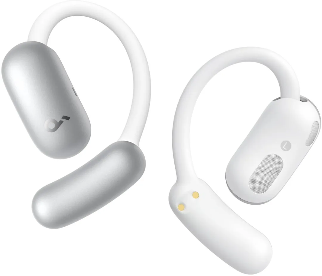 Soundcore AeroFit 2 A3874G22 Open-Oor-Koptelefoon - Wit - 35 uur - IP55