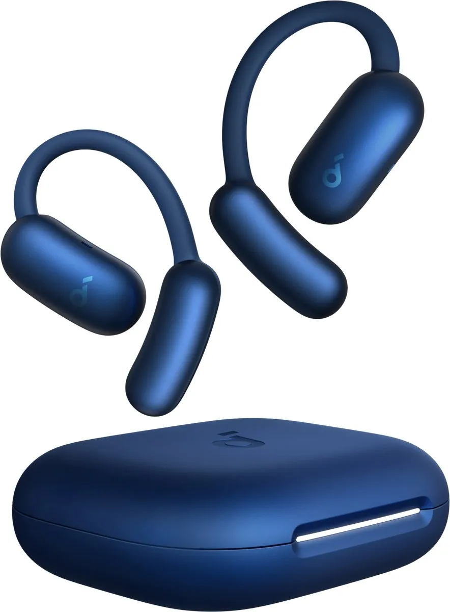 Soundcore AeroFit 2 A3874 Open-Oor Oordopjes - 42u Bluetooth 5.4 - Blauw
