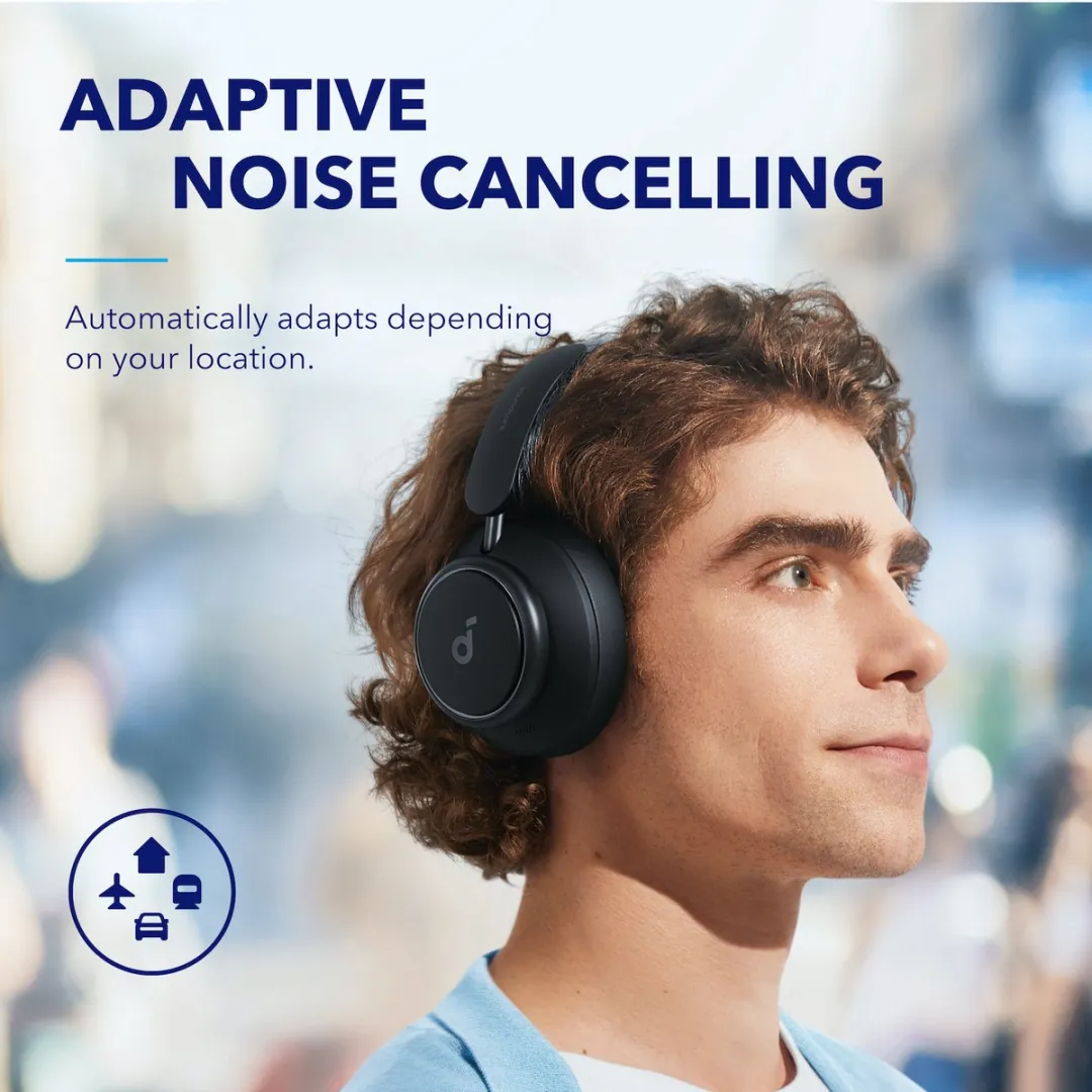 Soundcore Space Q45 Koptelefoon - 50u Speeltijd - LDAC - Bluetooth 5.3 - Zwart