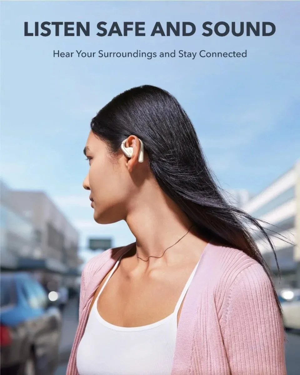 Soundcore AeroFit A3872G21 Open-Ear Oordopjes - Wit