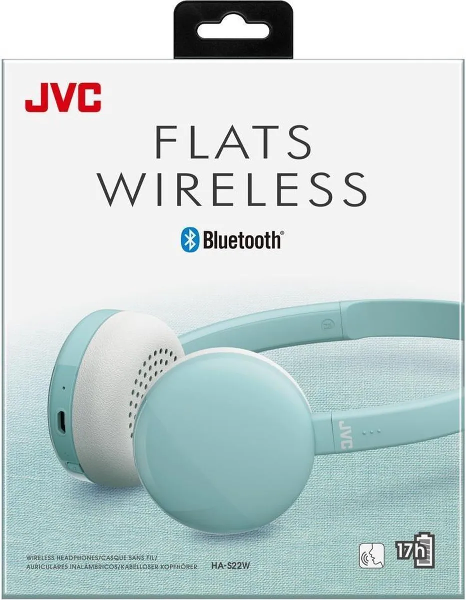 JVC HA-S22W-Z Draadloze Hoofdtelefoon - Mint - afbeelding 6 van 6