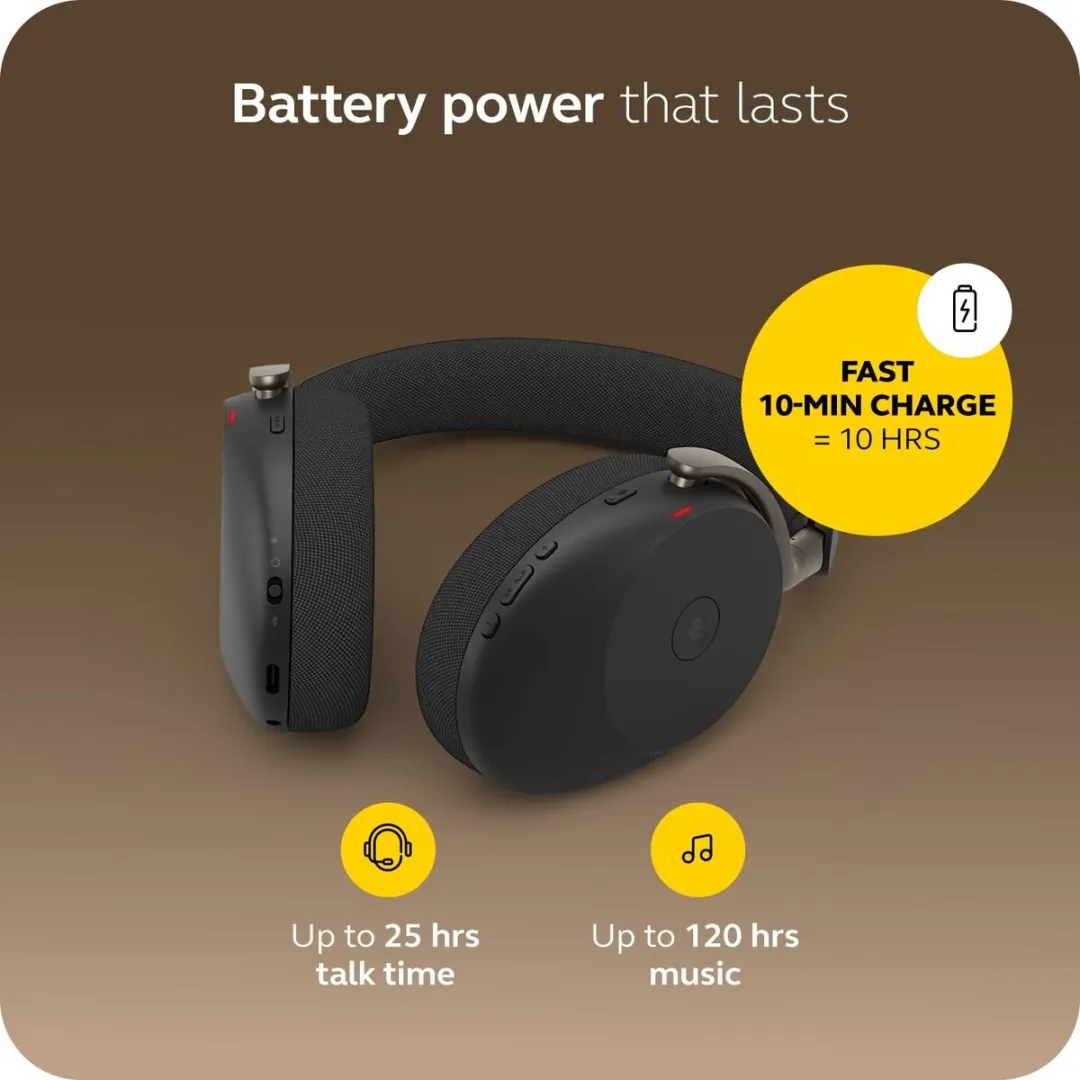 Jabra Evolve3 85 LINK390C Bluetooth Hoofdband - Multicolor - afbeelding 6 van 6