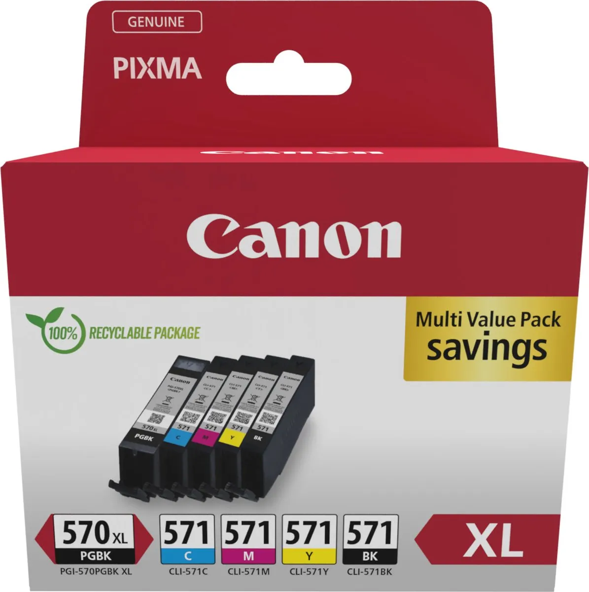 Canon PGI-570XL CLI-571 Inktcartridges