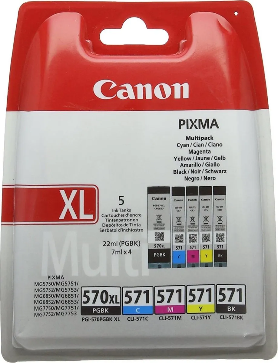 Canon PGI-570XL/CLI-571 Inktcartridges