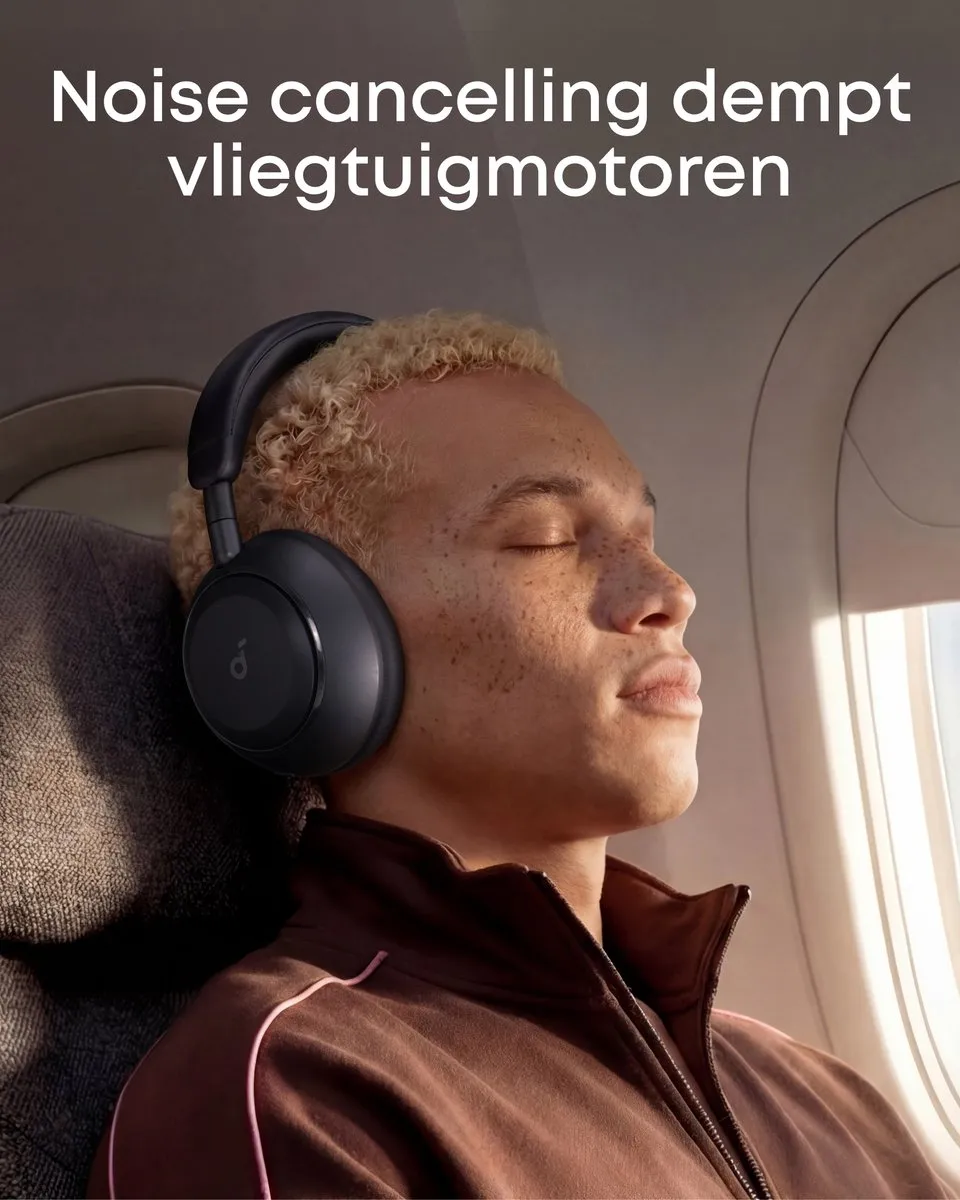 Soundcore Space 2 D1402G11 Koptelefoon - Active Noise Cancelling - 50H - Zwart