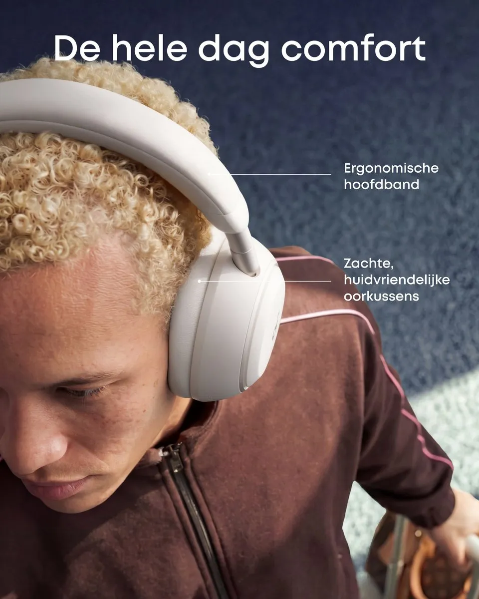 Soundcore Space 2 D1402G11 Koptelefoon - Active Noise Cancelling - 50H - Zwart