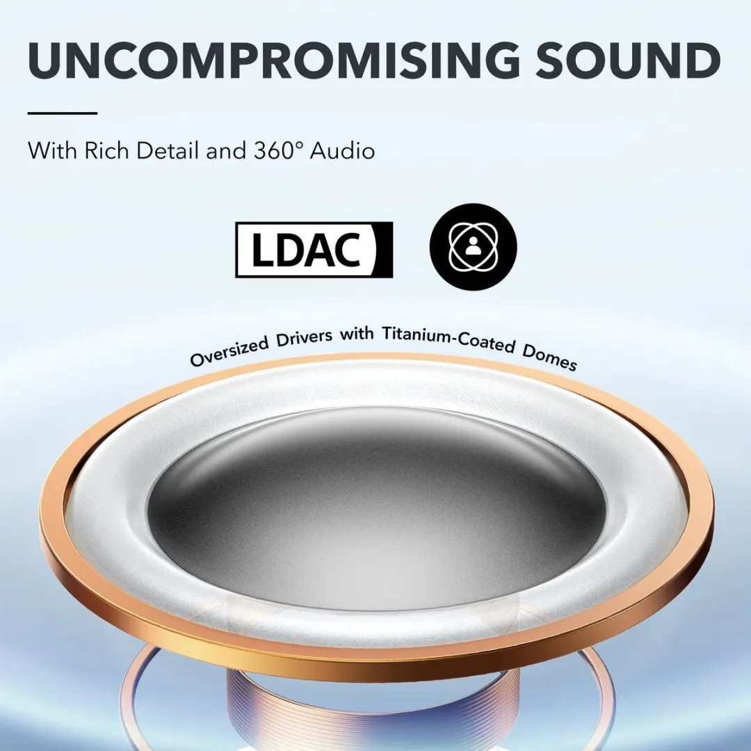 Soundcore AeroFit Pro A3871G21 Draadloze Oordoppen - Wit